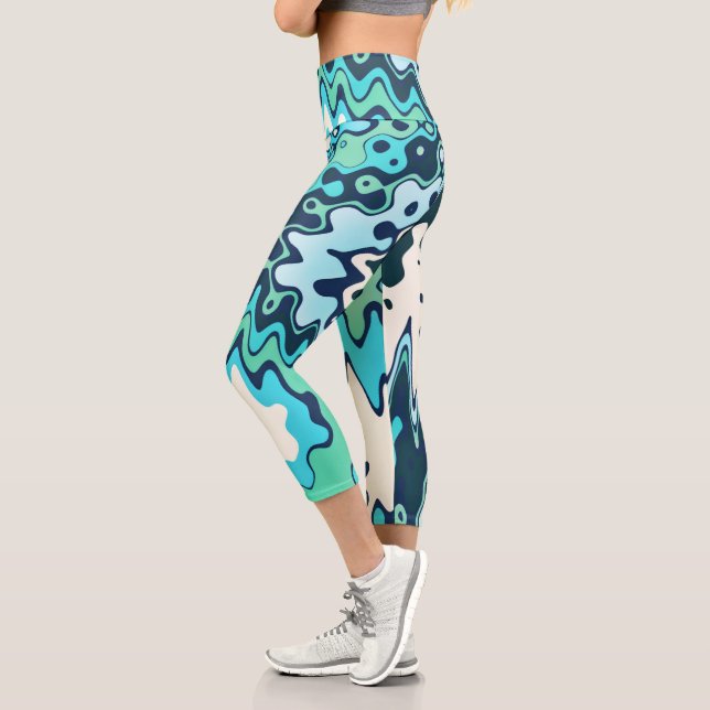 Winter Morning Capri Leggings (Left)