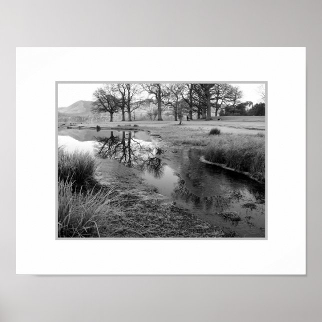 Winter Morning: Strandshag Bay, Derwentwater  Poster (Front)