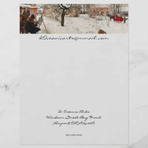 Winter Motif Åsögatan Customized Letterhead