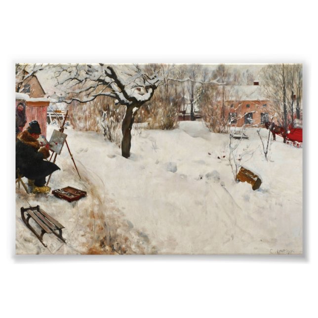 Winter Motif Åsögatan Photo Print (Front)