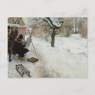 Winter Motif Åsögatan Postcard