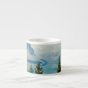 winter mountain lakes espresso cup
