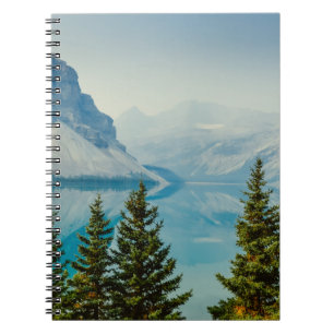 winter mountain lakes notebook