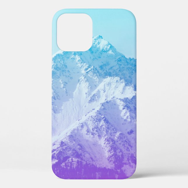 Winter mountain peakmountain,hipster,peak,photo,ba Case-Mate iPhone case (Back)