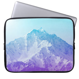 Winter mountain peakmountain,hipster,peak,photo,ba laptop sleeve