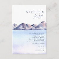 Winter Mountain Wedding Wishing Well