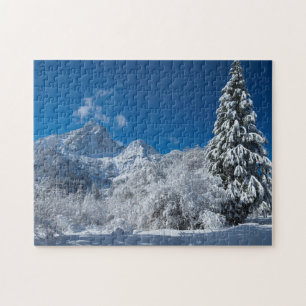 Winter Mountain Wonderland Jigsaw Puzzle