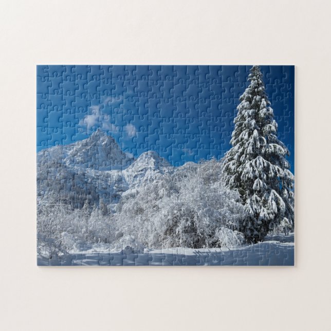 Winter Mountain Wonderland Jigsaw Puzzle (Horizontal)