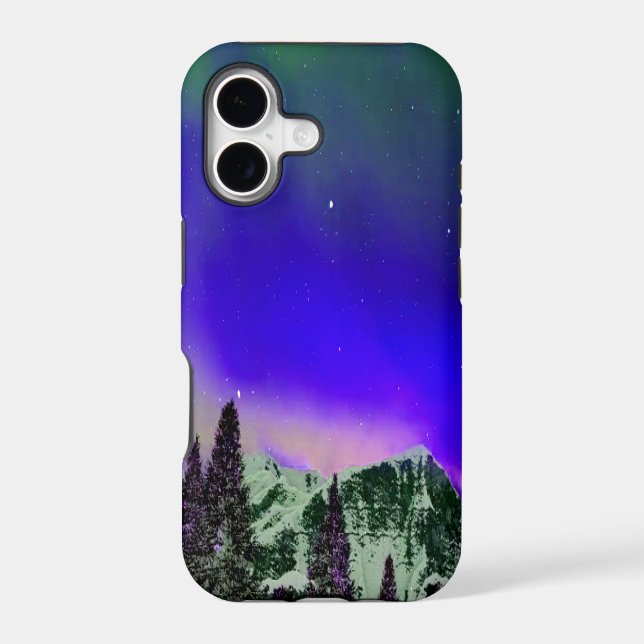 Winter Mountains at Night (Back)