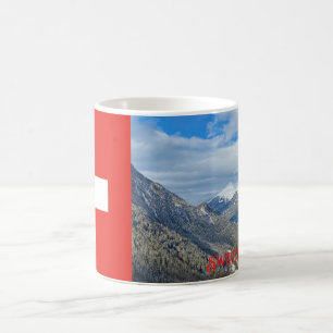 Winter mountains in Switzerland Coffee Mug