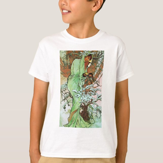 Winter, Mucha T-Shirt (Front)