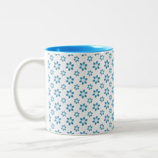 Winter Mugs with Snowflakes