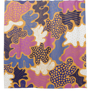 Winter Mulled Wine: Mixed Media Shower Curtain