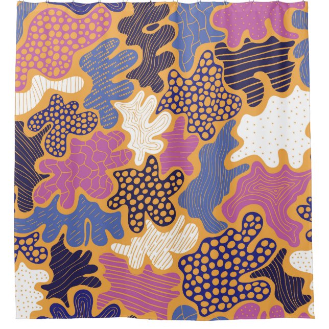Winter Mulled Wine: Mixed Media Shower Curtain (Front)
