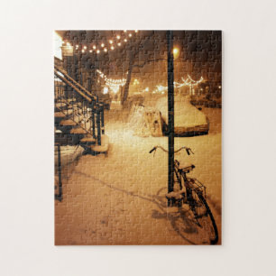 Winter New York City Puzzle - Snow