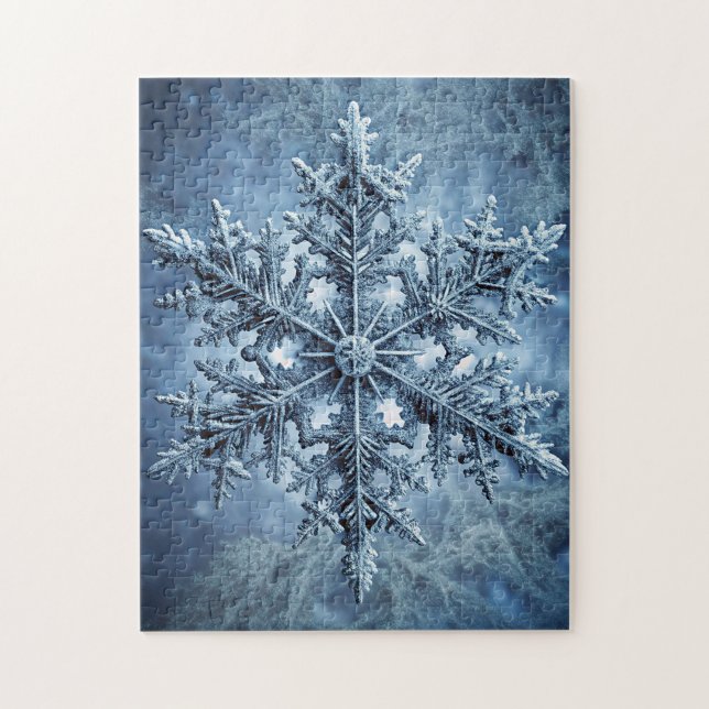 Winter Night Art Puzzle (Vertical)