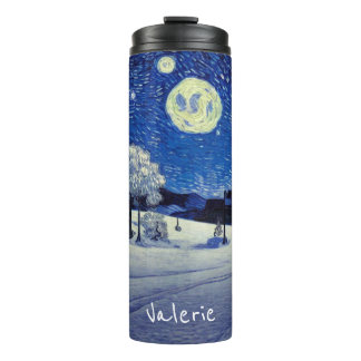 Winter Night Thermal Tumbler