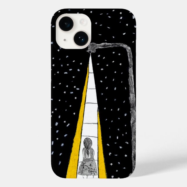 Winter Night Walk Case-Mate iPhone Case (Back)