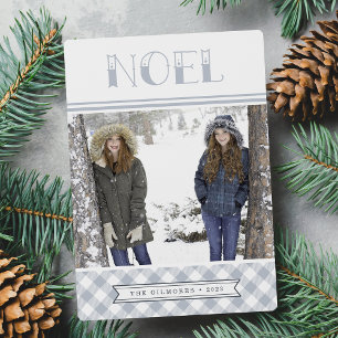 Winter Noel Holiday Photo Card