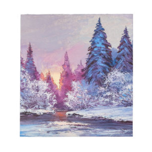 Winter notepad