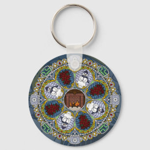 Winter Nouveau Keychain