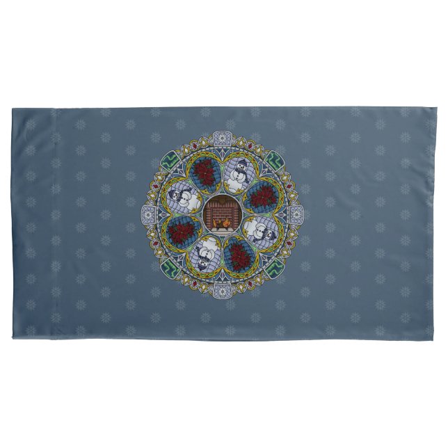 Winter Nouveau Pillowcase (Front)