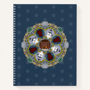 Winter Nouveau Spiral Notebook