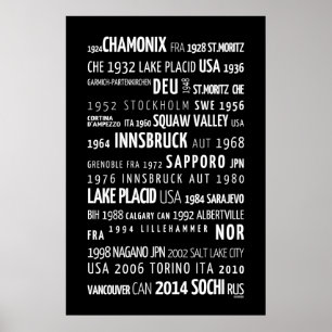 Winter Olympic Games Poster