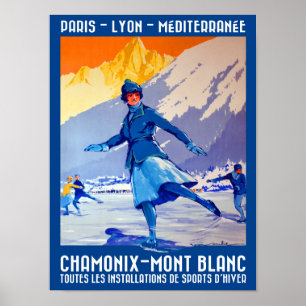 Winter Olympics 1924 Promo Poster