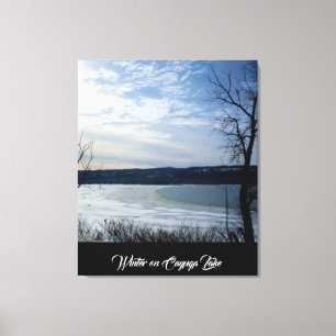 WINTER ON CAYUGA LAKE    CANVAS PRINT