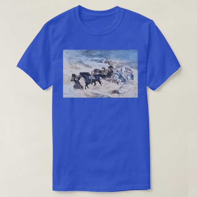 Winter on the Plains A Terrible Experience in the  T-Shirt (Design Front)
