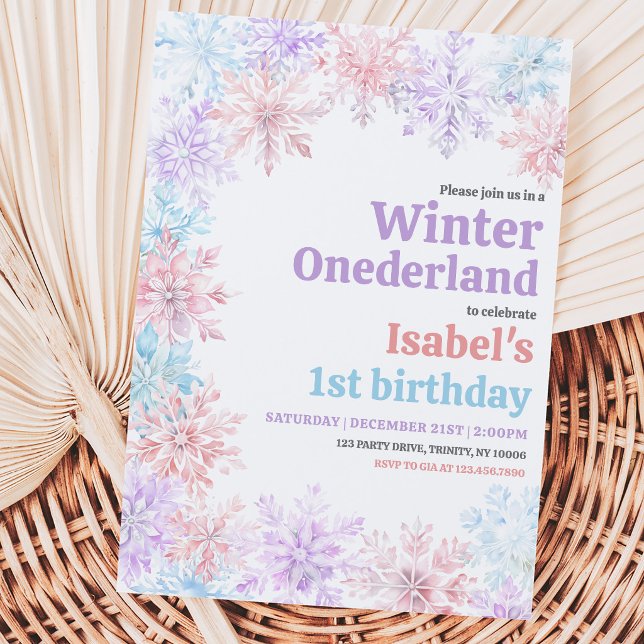 Winter Onderland Birthday Invitation (Creator Uploaded)