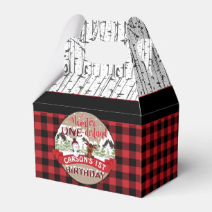Winter Onderland Birthday Party Favour Box