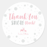 Winter onderland, Thank you snow much sticker