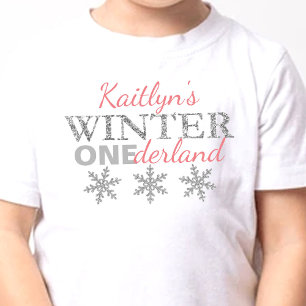 Winter ONEderland 1st Birthday  Baby T-Shirt