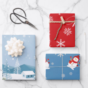 Winter Onederland 1st Birthday Boy Welcome Sign Wrapping Paper Sheet