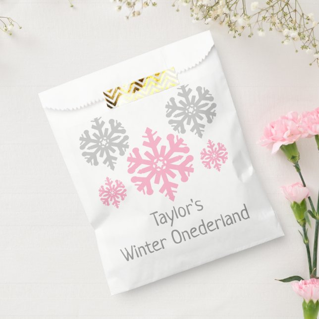 Winter Onederland 1st Birthday Favour Bags (Sealed)