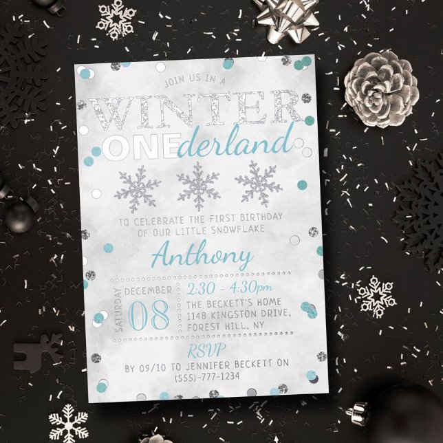 Winter ONEderland 1st Birthday Real (Creator Uploaded)