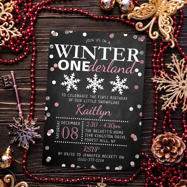 Winter ONEderland 1st Birthday Real (Creator Uploaded)
