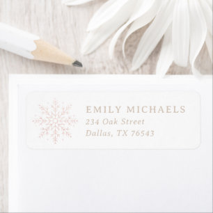 Winter Onederland 1st Birthday Return Address