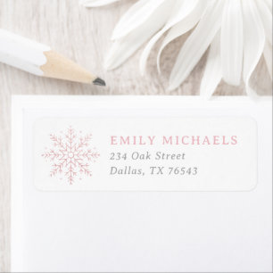 Winter Onederland 1st Birthday Return Address