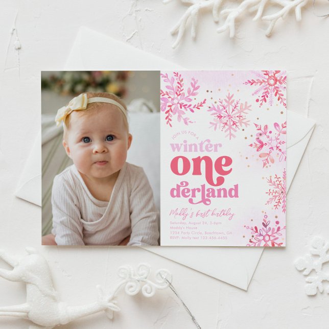 Winter Onederland Birthday Invitation (Creator Uploaded)