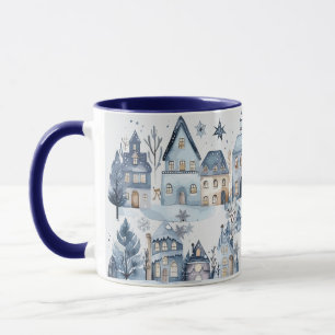 Winter Onederland Christmas Houses  Mug