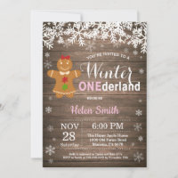 Winter Onederland Rustic Girl 1st Birthday