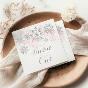 Winter Onederland Snow Much Fun to be One Napkins