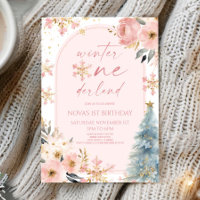 Winter Onederland Snowflake 1st Birthday Party