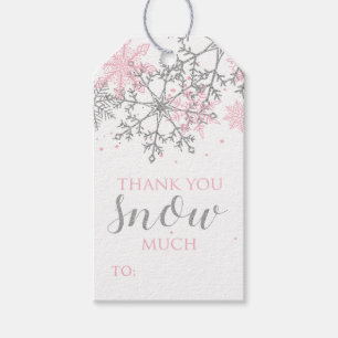 Winter Onederland Snowflake Favour Tags