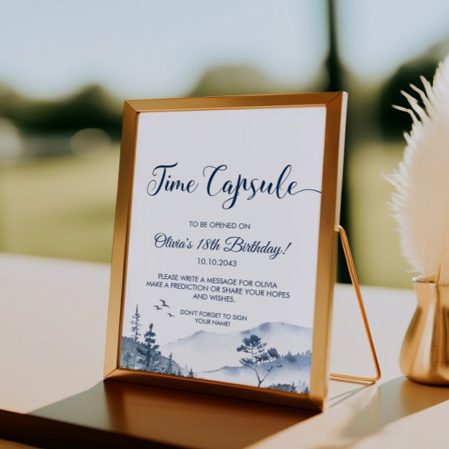 Winter Onederland Time Capsule Sign (Creator Uploaded)