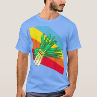 Winter onions Vegetables Food Vegan Vegetarian  T-Shirt