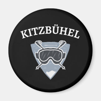 Winter Österreich Ski Tirol Kitzbühel Urlaub Magnet